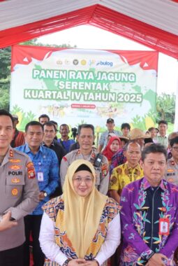 Ikuti Panen Raya Jagung Serentak Polri, Polres Metro Tangerang Kota Perkuat Ketahanan Pangan Nasional