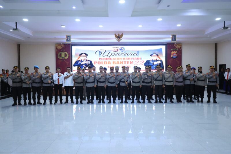 HUT Ke-22 Polda Banten, Polda Banten Tegaskan Komitmen Moral dan Pelayanan Humanis