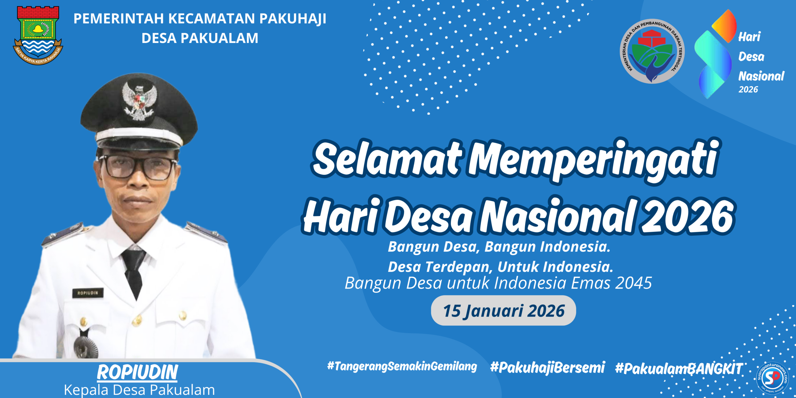 Ropiudin kades Pakualam Hari Desa nasional 2026