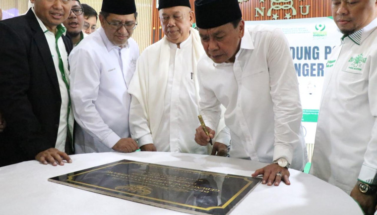 Resmikan Gedung Pimpinan Cabang Nahdlatul Ulama, Bupati Tangerang: Jadi Rumah Besar Umat dan Penguat Moderasi Beragama Daerah