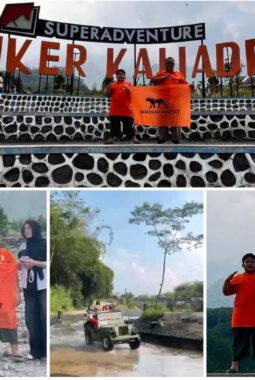 Aksi Gagah H. Khaerudin di Atas Jip Lava Tour, Kenalkan Partai Gerakan Rakyat di Tanah Mataram