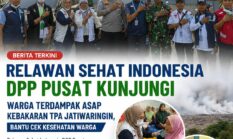 Relawan Sehat Indonesia DPP Pusat Kunjungi Warga Terdampak Asap Kebakaran TPA Jatiwaringin, Bantu Cek Kesehatan Warga