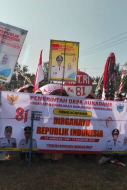 Semarak HUT ke-81 Kemerdekaan RI, Warga Kp. Ciupas Sukadame Antusias Hadiri Upacara Merah Putih